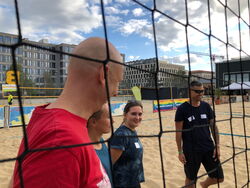 Auf dem Court