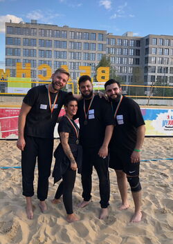 Beach-Volleyballturnier der tandem BTL, Impressionen, Siegerteam